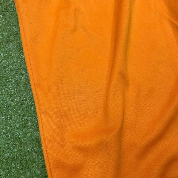 Tennessee Vols Orange Adidas Track Pants 3 Stripe ZIP LEG VINTAGE Size 3XL - Picture 4 of 7